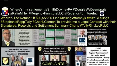 Supreme Court Complaints Legal Malpractice Refund $30, 555.90 Cheri L. Cannon Esq TullyRinckeyPLLC Mike C. Fallings Stephanie Rapp Tully Supreme Court Complaints #SMNINews #Channel7News #ManilaBulletin #CBS #NBC #BBC #FoxBaltimore #Newsmax #AONN