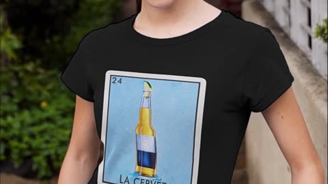 Chill in Style: Is This the Ultimate Beer Lovers Tee? #LaCervezaTee #BeerLoversStyle #CasualChic