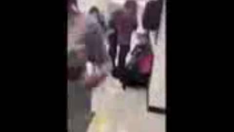 Lyons Township High School South campus student Heavyn Washington brutally attacks another student