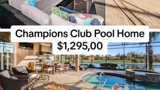 Luxurious Champions Club Home | $1.295M Trinity FL Estate with Stunning Lake & Golf Course Views