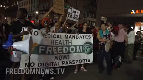 NYC Protest Against Vaccine