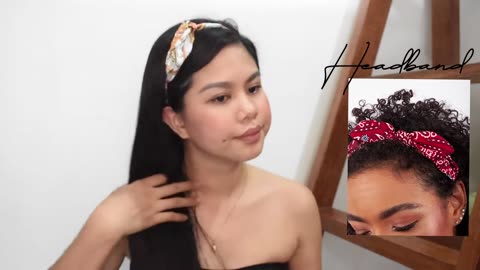 5 Easy and Simple Hairstyle Using Scarf and Head-Neck Tie