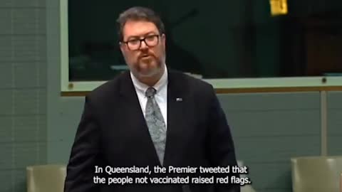 Australian MP George Christensen smashing covid truth bombs [mirrored]