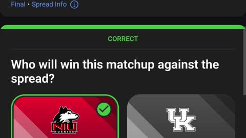 Kenny picks vs spread