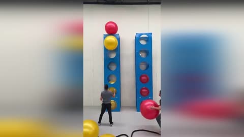 EXERCISE BALL RACING IS AWESOME