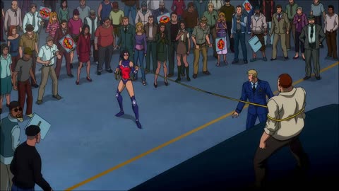 Wonder Woman Expleins Her Outfit Justice League War