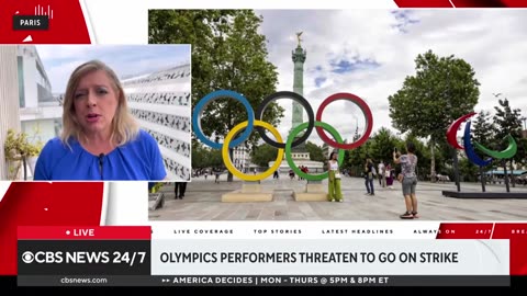 Performers threatening to strike a week before Paris Olympics opening ceremony