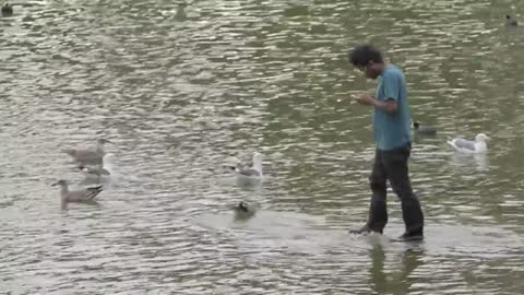 Walking on Water Prank