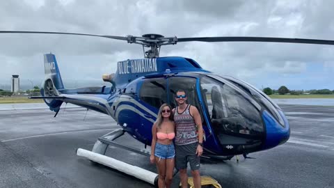 Helicopter tour in the Big Island