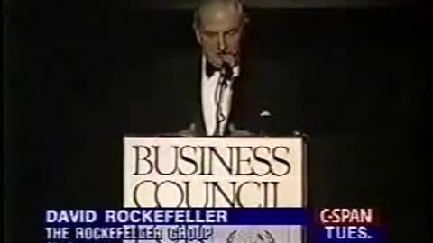 Rockefeller speaks on the plan to depopulate earth