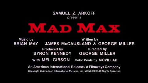 Trailer #2 - Mad Max - 1979