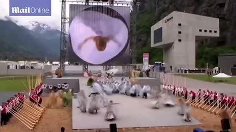 The CERN opening ceremony was so demonic