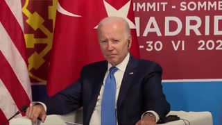 Biden Stares Blankly Ahead as He AGAIN Refuses to Answer Questions