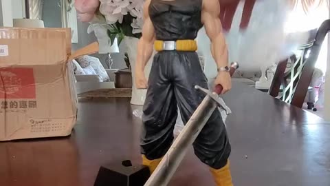 TEMU REVIEW SSJ TRUNKS WITH SWORD REVIEW