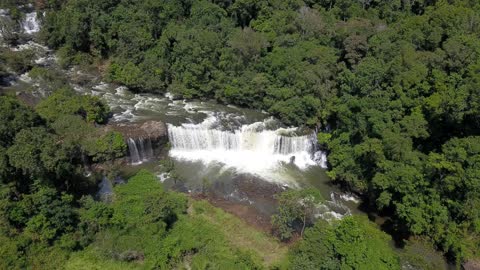 beautiful waterfall nature video.4k Ultra HD videos