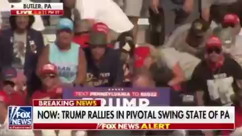 Breaking News: Shots just fired at Trump Rally