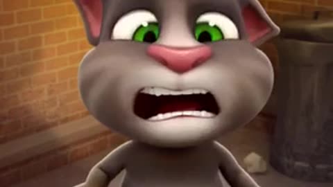 Funny cartoon tom cat video 😆 #funnycat #tom #cartoon