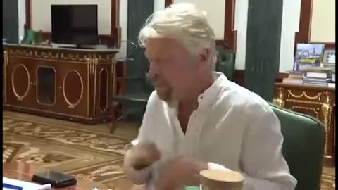 Billionaire Richard Branson Meets Ukraine President Zelensky Amif War Times 😂 This is Now a Movie🤣