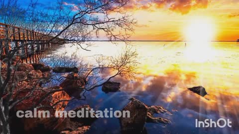 peaceful meditation calm&Piano☯️🎧🎹 Music for Stress Relief.to relax the body and mind. Enjoy sounds