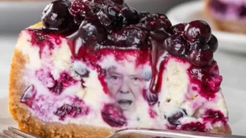 The Ultimate Donald Trump Blueberry Cheesecake Meme! 🫐