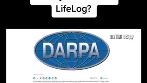 DARPA + LifeLog = Facebook
