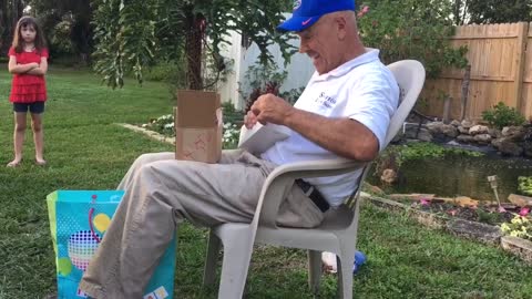Colorblind Grandfather Receives A Touching Gift For His Birthday