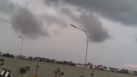 Students Scared by Close-by Lightning Strike