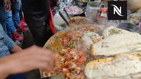 Indian Street Food _ Ultimate Chole Kulche Making