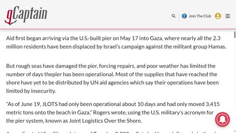 Is the Gaza Pier Mission Over? | Report from the Gaza Pier | Breakdown of Pier Operations
