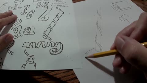 How to draw ribbons part II Demonstration