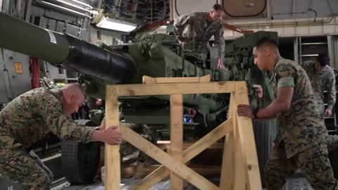 Ukraine war - Pentagon video report on deliveries of 155mm howitzers to Ukraine.