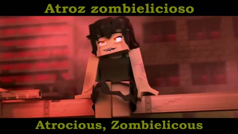 Zombie Girl (Minecraft animation) Macabre Rotting Girl Lyrics English and Spanish