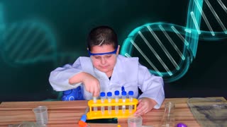 Kids Science Experiment Kit with Scientist Lab Coat