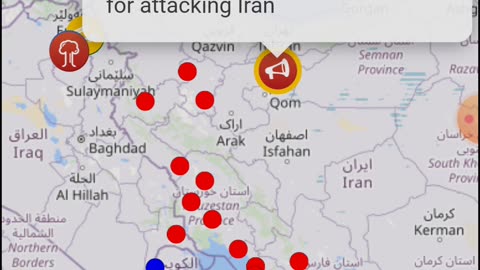 Iran Launched Missile Barrage at Israel. Conflict Map