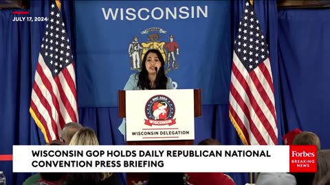 Wisconsin GOP Holds Press Briefing Ahead Of Day Three Of The Republican National Convention