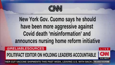 watch - PolitiFact Editor-in-Chief Lies About Cuomo Nursing Home Scandal