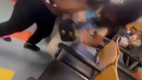 Fight at the welfare building