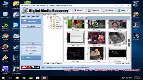 MiniTool Power Data Recovery - شرح و تحميل برنامج أسترجاع الملفات و الفولدرات و الصور المحذوفة