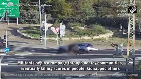 Violent attack on Shderot city inside Israel by Hamas terrorists