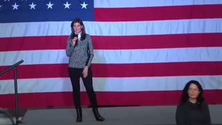 Nikki Haley speech gets interrupted by a protester: ‘No new wars!‘
