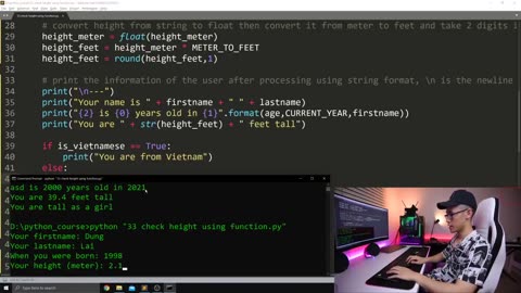 33. Code yes no function-Khóa học Lập trình Python- DLTT- Dùng function rút gọn code -P6