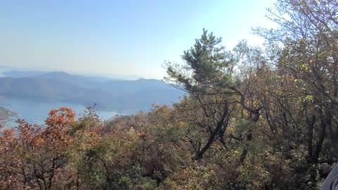 Superb view from the top of the mountain