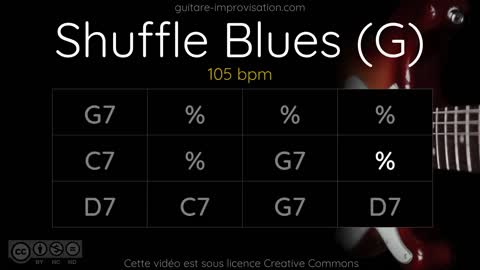 Blues Shuffle in G : Backing Track
