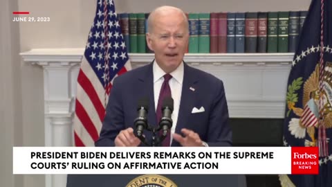 Joe Biden Conclusively Proves He Is CLUELESS About Affirmative Action