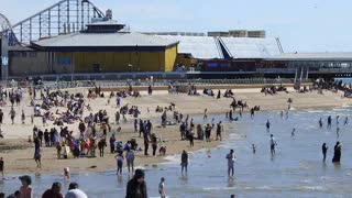 blackpool beach, a wee timelapse on #P900 coolpix