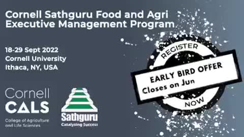 Cornell Sathguru Food and Agri Executive Management Program - AMP 2022