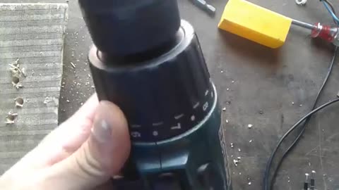 Rechargeable drill gun cleaning And maintenance