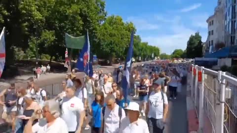 England: Rally and March for the vaccine injured (July 23, 2022)