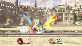 Roy Vs Zelda on Coliseum (Super Smash Bros Ultimate)