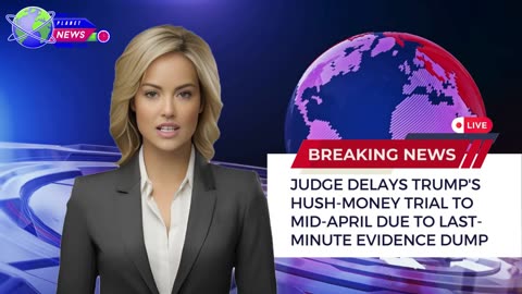 Judge Delays Trump's Hush-Money Trial to Mid-April Due to Last-Minute Evidence Dump
